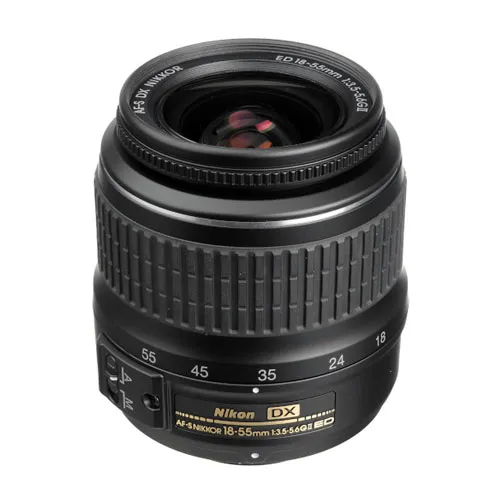Nikon 18-55mm f/3.5-5.6G ED AF-S DX Nikkon Zoom Lens