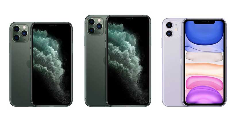 iPhone 11, 11 Pro and 11 Pro Max