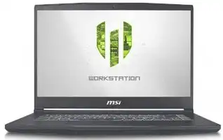 Msi WP65 Mobile Workstation